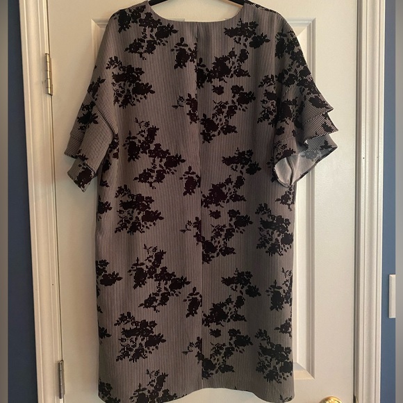 NWOT Worthington Floral Striped Shift Dress, size XL - Picture 4 of 6